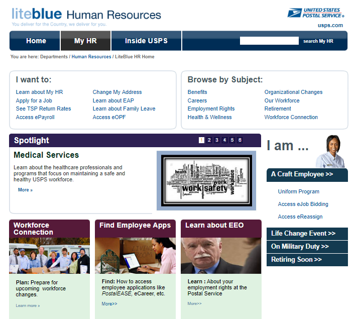 LiteBlue USPS Gov Human Resources